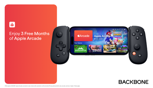 Apple Arcade 免費試用現已開放,Backbone 用戶專屬。